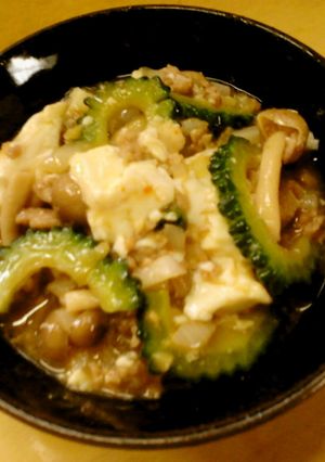 ゴーヤ麻婆豆腐-レシピのメイン写真