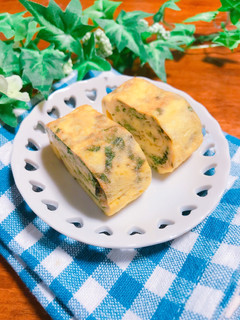 大葉香る♡我が家の卵焼き-レシピのメイン写真