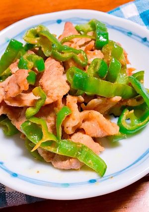 焼肉のたれで♡豚肉とピーマンのサッと炒め-レシピのメイン写真