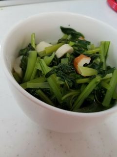 小松菜と竹輪の中華炒め-レシピのメイン写真