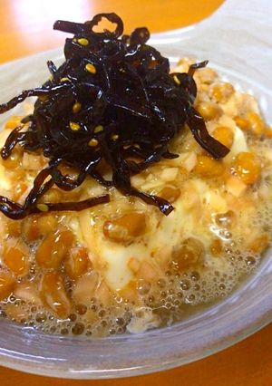 夏にぴったり納豆ゴマ豆腐**-レシピのメイン写真