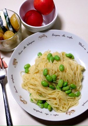 枝豆クリームパスタ-レシピのメイン写真