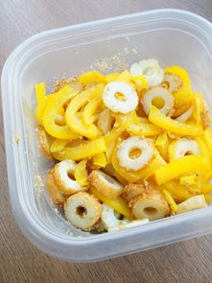 パプリカと竹輪の炒め物-レシピのメイン写真