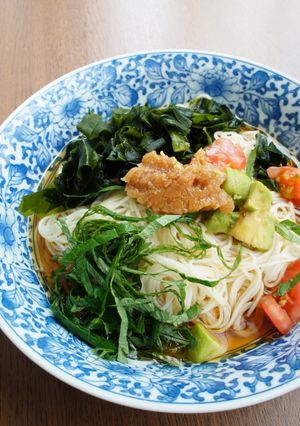 いつもの♪ぶっかけ素麺-レシピのメイン写真