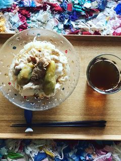 簡単!茄子と豚しゃぶのご馳走素麺-レシピのメイン写真