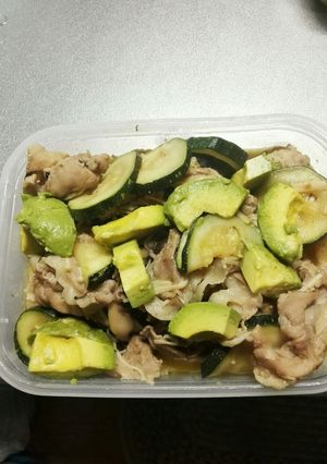 豚肉とズッキーニのチーズ味噌バター炒め-レシピのメイン写真