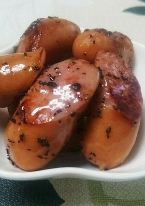 簡単！お弁当用ウインナーにゆかりと蜂蜜-レシピのメイン写真