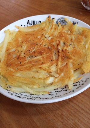 まとまる〜♫チーズとじゃがいものガレット-レシピのメイン写真