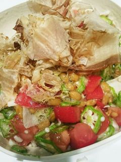 オクラ・長芋・納豆とろとろかつぽん。-レシピのメイン写真