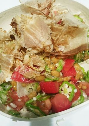 オクラ・長芋・納豆とろとろかつぽん。-レシピのメイン写真