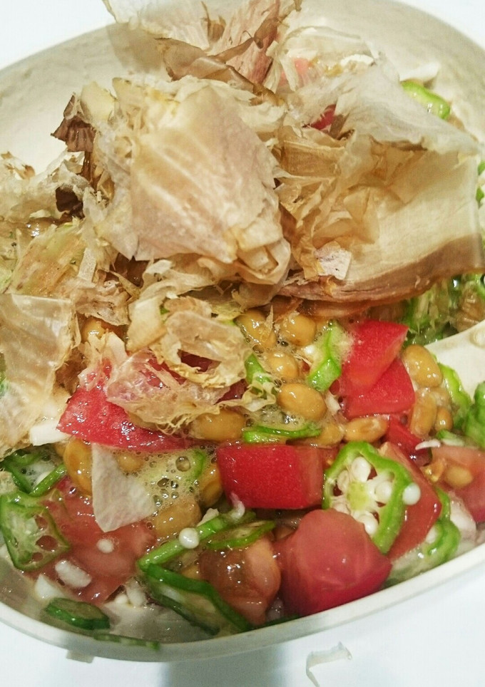 オクラ・長芋・納豆とろとろかつぽん。-レシピのメイン写真