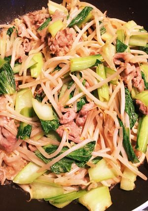 簡単、豚肉のオイスターマヨ炒め-レシピのメイン写真