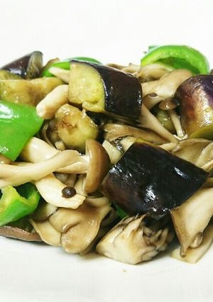 簡単☆ナスときのこの昆布茶炒め☆-レシピのメイン写真