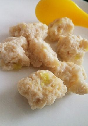 離乳食♡豆腐＆お麩でやわらか〜鶏団子-レシピのメイン写真