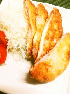 簡単!チーズが溶け出ないチーズハムカツ♪-レシピのメイン写真