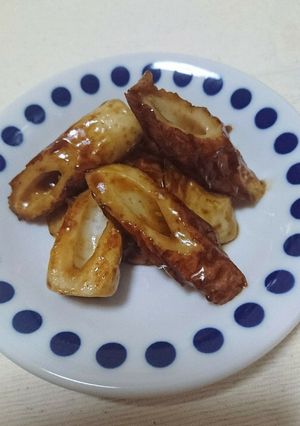 あるある!ちくわのソース炒め2つだけ!-レシピのメイン写真