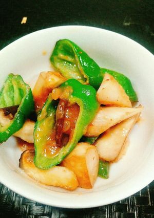 エリンギと万願寺の味噌炒め（お弁当にも）-レシピのメイン写真