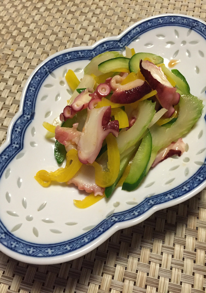 たことセロリの和え物-レシピのメイン写真
