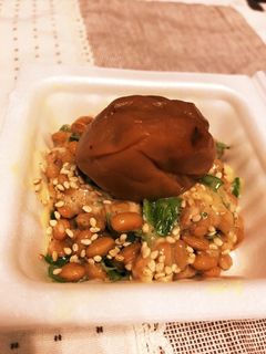 夏バテに!納豆としそと梅干しっっ!-レシピのメイン写真