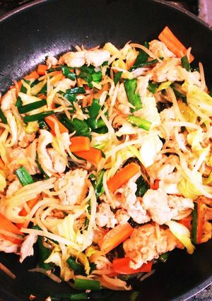 小学生でも作れる!簡単☆具沢山野菜炒め-レシピのメイン写真