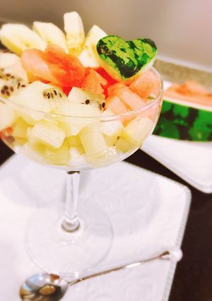 お祝いにも♪簡単☆フルーツパフェ風離乳食-レシピのメイン写真