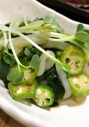 イカとオクラとワカメのさっぱり和え-レシピのメイン写真