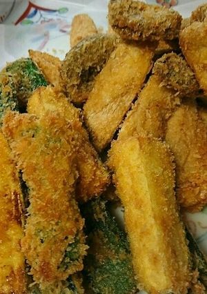エリンギとズッキーニのフライ-レシピのメイン写真