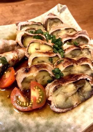 なすと豚バラの巻き巻き-レシピのメイン写真