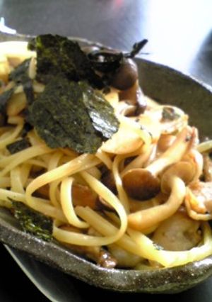 大葉にんにく醤油で☆豚バラキノコのパスタ-レシピのメイン写真