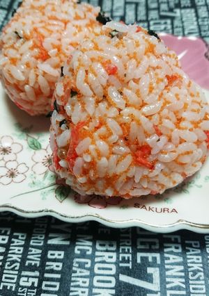 ＊とびっこと桜えびの彩りおにぎり＊-レシピのメイン写真