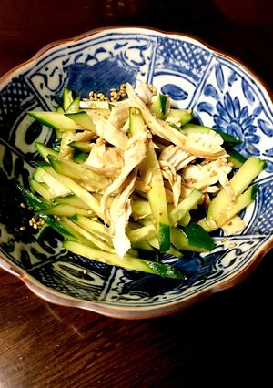 鶏むねとキュウリの中華和え-レシピのメイン写真