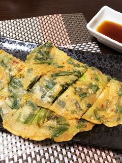 市販粉なし!キムチ入りで簡単チヂミ♪♪-レシピのメイン写真