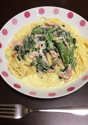 カロリー無視！濃厚カルボナーラ-レシピのメイン写真