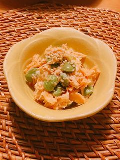 【小鉢料理】ツナと枝豆のマヨネーズ和え-レシピのメイン写真