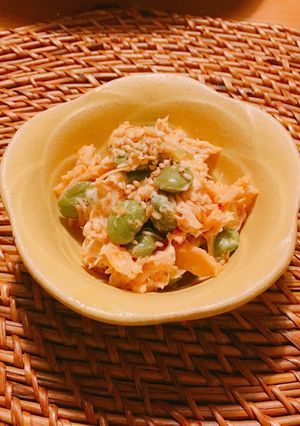 【小鉢料理】ツナと枝豆のマヨネーズ和え-レシピのメイン写真
