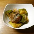 簡単で美味しいし安上がりななすとさば缶煮