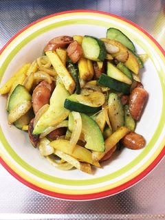 夏野菜のカレー炒め-レシピのメイン写真
