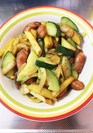 夏野菜のカレー炒め-レシピのメイン写真