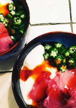 マグロのネバネバ丼-レシピのメイン写真