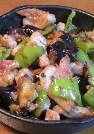 梅干しでさっぱり！豚肉と茄子の味噌炒め-レシピのメイン写真