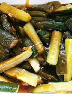 大量消費!キュウリ炒めの漬け物-レシピのメイン写真