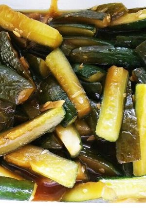 大量消費！キュウリ炒めの漬け物-レシピのメイン写真