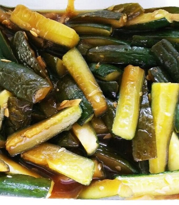大量消費！キュウリ炒めの漬け物-レシピのメイン写真