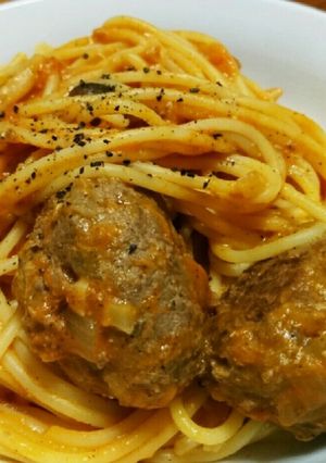 ミートボールスパゲッティ-レシピのメイン写真