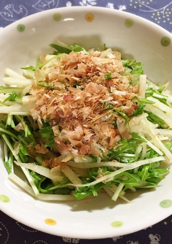 水菜と大根のさっぱり和風サラダ-レシピのメイン写真