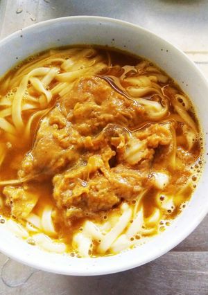 材料３つだけ！パパパッとカレーうどん-レシピのメイン写真