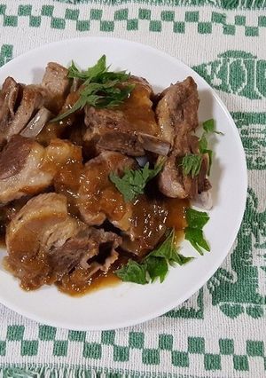 炊飯器で簡単！梅だれスペアリブ-レシピのメイン写真