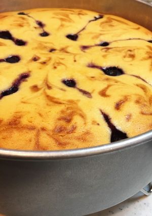 *●ブルーベリーチーズケーキ●*-レシピのメイン写真