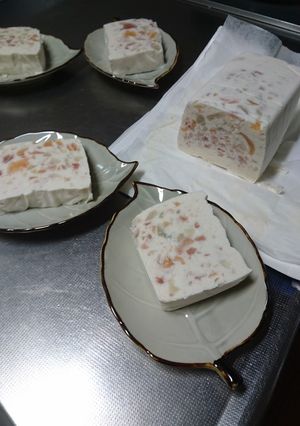 お中元ゼリーで『豆腐アイス♪』-レシピのメイン写真