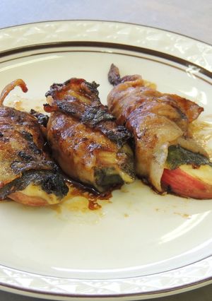 ご飯とよく合う!佐久リンゴと？の豚バラ巻-レシピのメイン写真